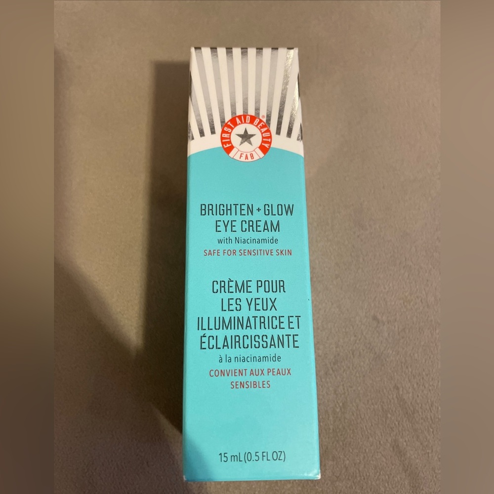 First aid brighten glow eye cream